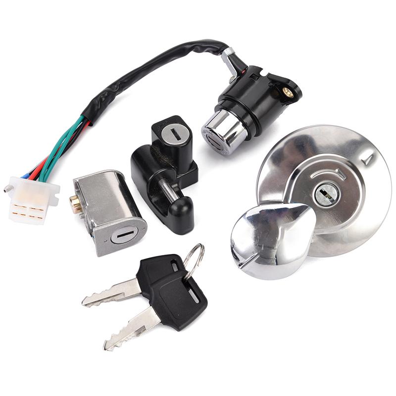 Fuel Gas Cap Ignition Switch Seat Lock with Key Kit For Honda CMX250 (REBEL)1985-2014 CA125 1995 1996 1997 1998 1999