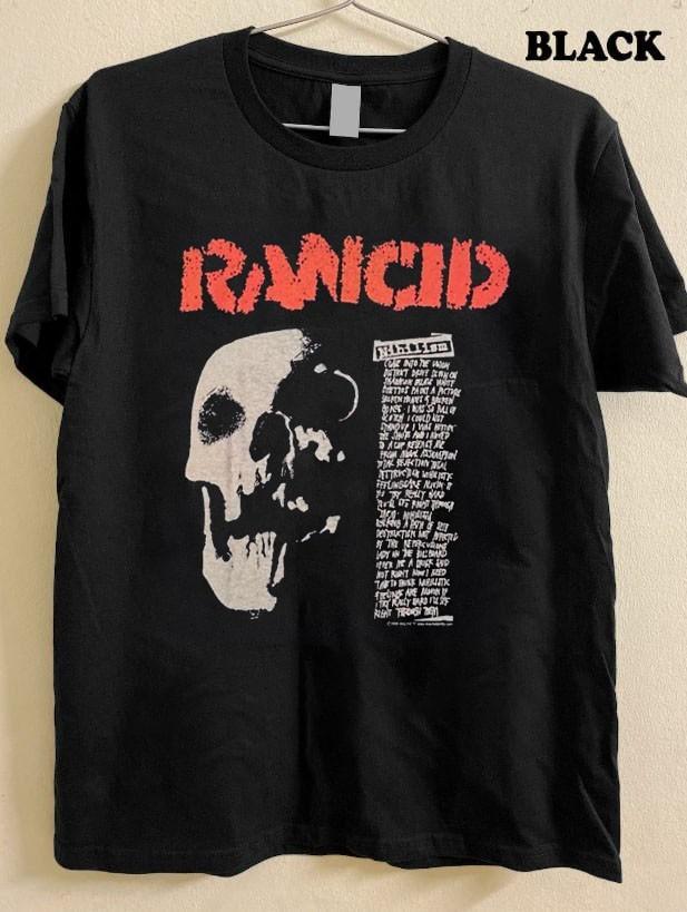 Vintage 2006 Rancid Vintage Black Short Sleeve Tee QT2422 Unisex T-Shirt