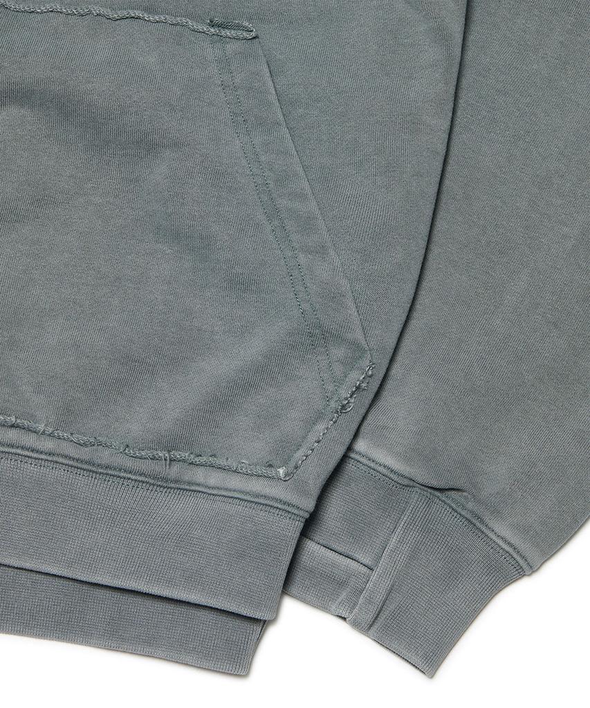 Nomanual R.P Layer Hooded Zip-Up - Washed Gray