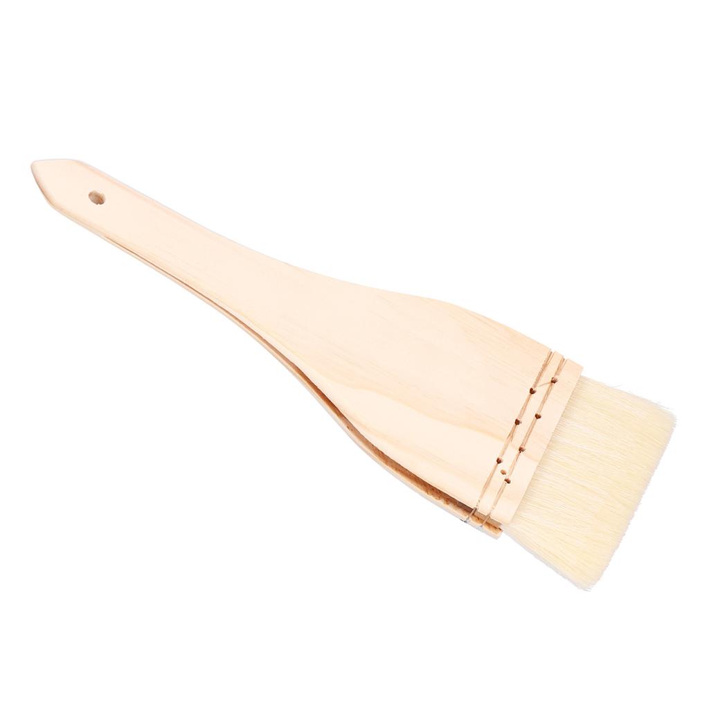 Wooden Basting Brush Household Pastry Brush Waterproof Sauce Spreader for Baking Cooking BarbecueL