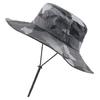 Outdoor Men's Climbing Hat Summer Fishing Sun Hat Hiking Breathable Sun Hat Riding Bucket Hat