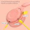 Y08 Kabelloser Bluetooth-Kopfhörer Macaron-Kopfhörer Stereo-Kopfhörer Gaming-Headset mit Mikrofon Gamer Girl Geschenk für Handy Tablet