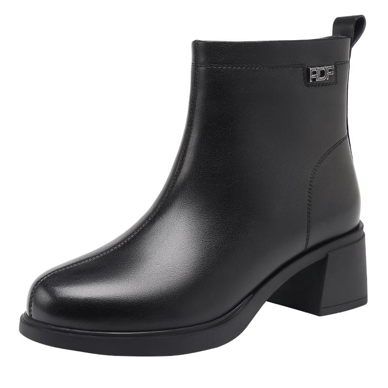 Red Dragonfly Women s Warm Slim Fit Leather Ankle Boots 38