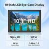Tablet Android 16, 10,1 Pollici, 34 GB di RAM + 128 GB di ROM, Octa Core, Batteria da 6000 mAh, Nero