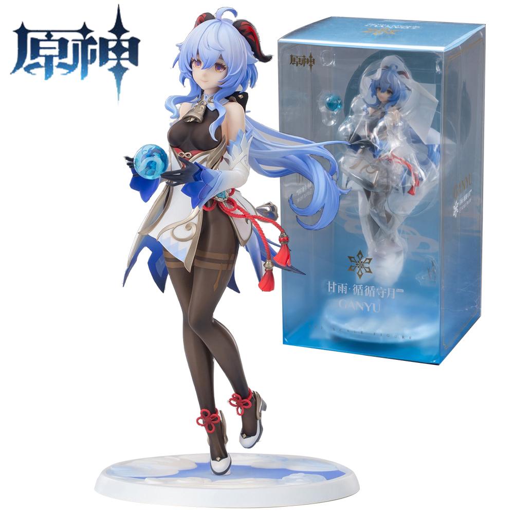21CM Figura de Chica Linda Ganyu de Anime Juego Genshin Impact Modelo de Anime Juguetes Regalos Colección Adornos de Acción Mirada de Luna Llena PVC 1/7