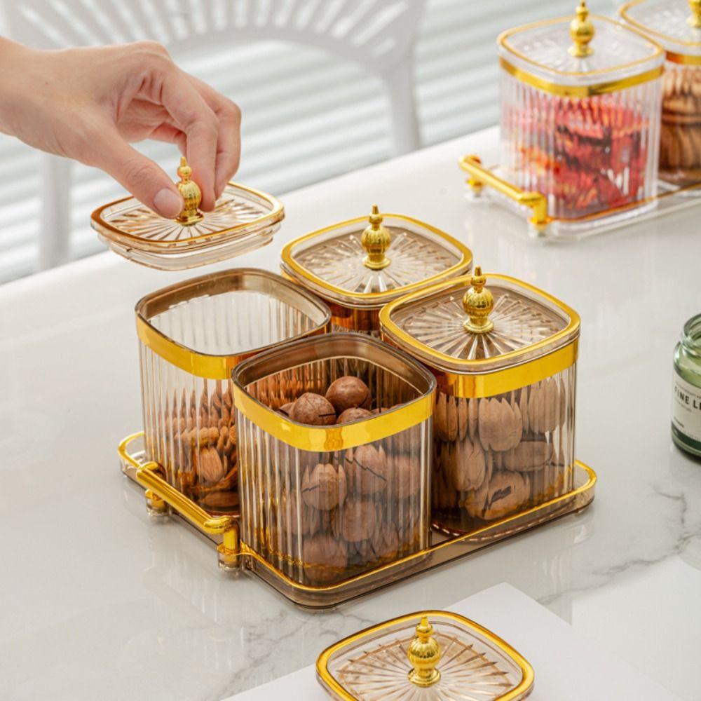 Exquisite Storage Box Creative Storage Can Multipurpose Seasoning Jar Set  Home