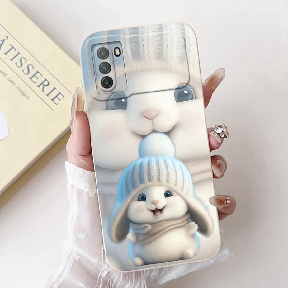 For Xiaomi Poco M3 Case PocoM3 Pro Luxury Candy Painted Cover Soft Silicone Phone Case For Xiaomi Poco M3 Pro 5G Back Cover Bags