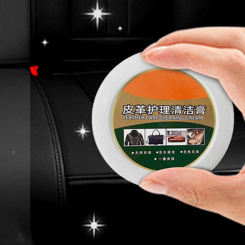 Leather Boot Cleaner 260g Polish Detailer Long Lasting Leather Car Seat Cleaner For Couch Interior Boot Furniture Shoes