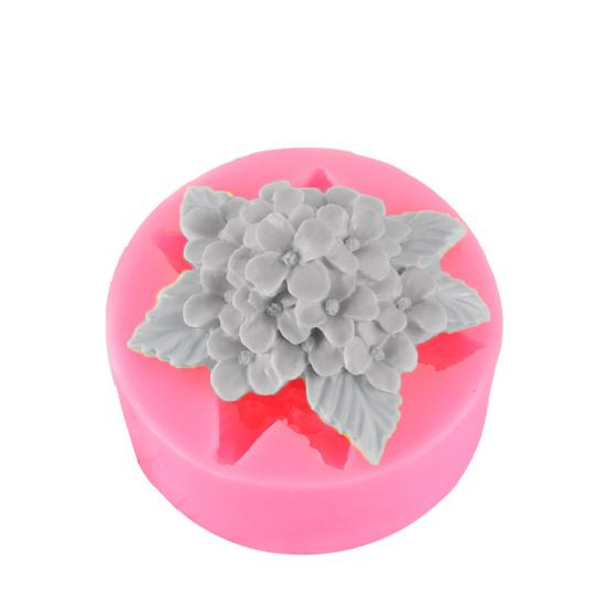 Tårtform mångsidig Värmebeständig non-stick Återanvändbar Lätt urformning Tårtdekoration DIY Rose Lilies Kryddnejlika Blomma