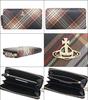 Vivienne Westwood Wallet 51050023U S001K Brown x Black Derby Tartan Check Long Zip Around Wallet [Vivienne Westwood] (Long Wallet) Women's [Brand]