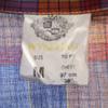 WYNDHAM 80s Vintage New Zealand Check Pattern Short Sleeve Open Collar Shirt Men's Used
