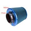Roisin 76Mm Air Filter, Mushroom Head Filter, Exhaust Filter, Intake Filter, Universal Car Accessory, Red