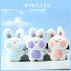 Adorable Cute Plush Rabbit Keychain Doll Cartoon Stuffed Animal Toy Accessory