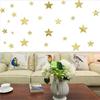 Home 20pcs Star Mirror Wall Sticker Large Medium and Small Combination Acrylic Mirror Wall Sticker Living Room Wall Decorations