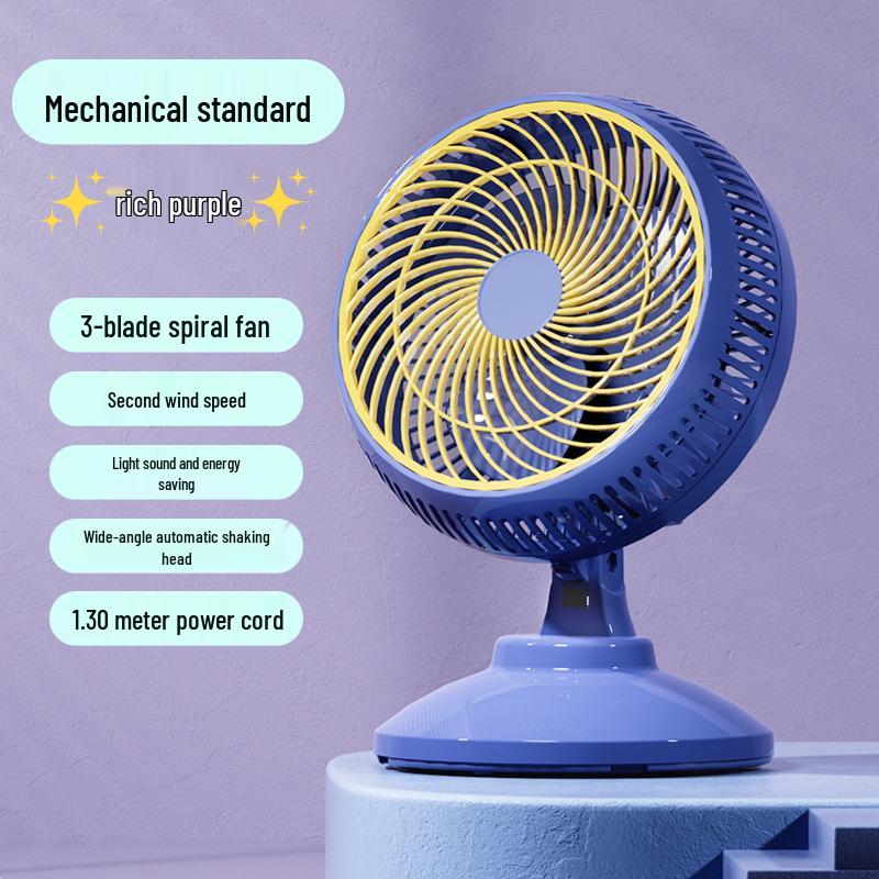 

Настольный электрический вентилятор с автоматическим вращением головки и мощной циркуляцией воздуха для спальни и офиса Basic model - Owner recommended