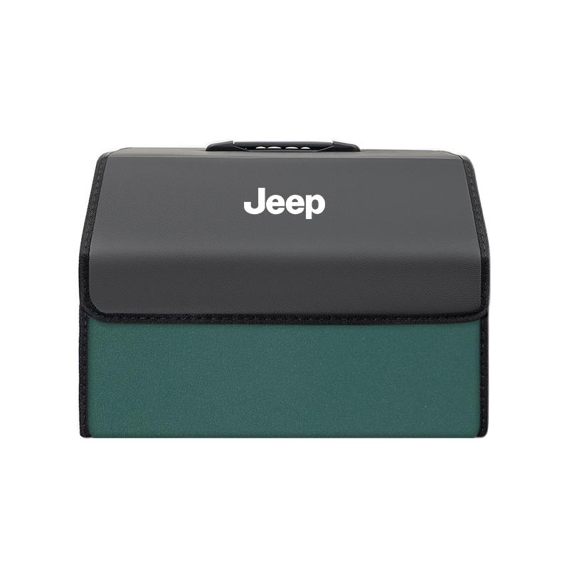 Jeep Folding Car Storage Bag Trunk Organizer Box Tools Tidying sticker For Renegade Liberty XJ Wrangler Cherokee JL JK Gladiator