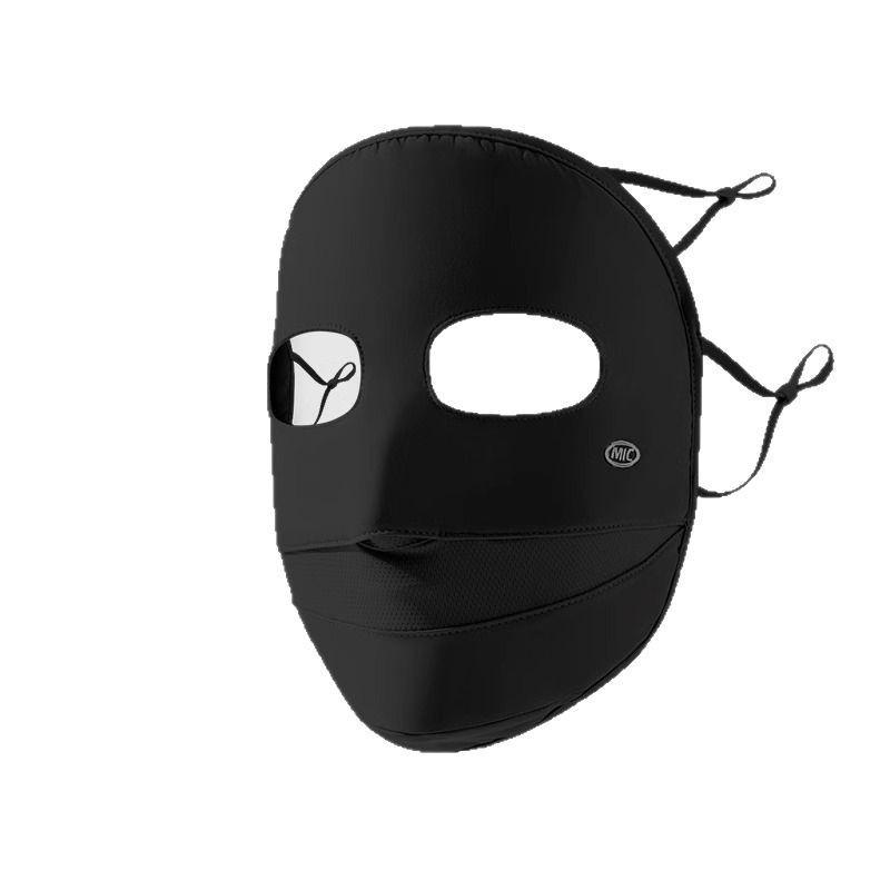 Women's UV Protection Full Face Mask - Summer Ice Silk Sunshade for Cycling and Driving