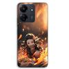 Case For Xiaomi Redmi 13C 4g Demon Slayer Nezuko 3D Art Anime Manga Maniacase