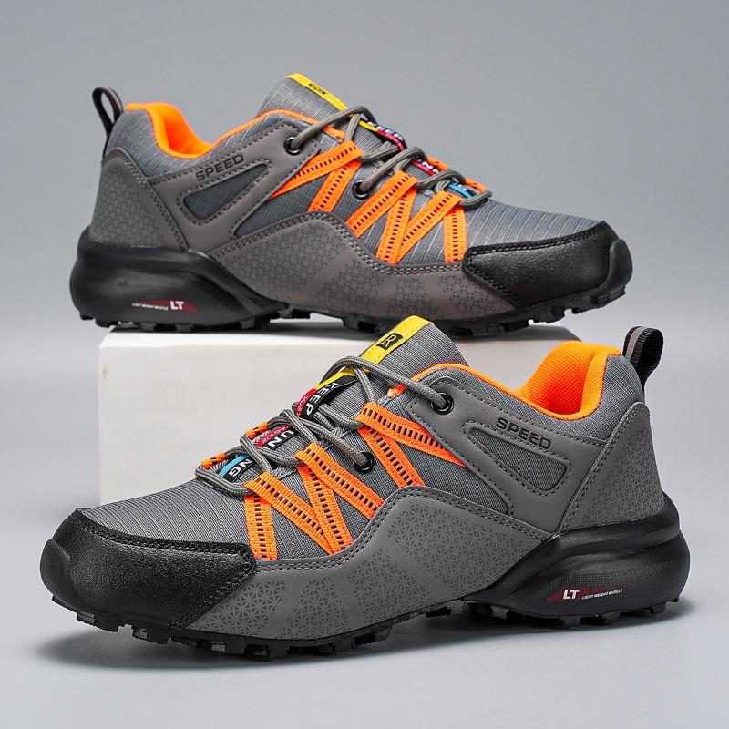 

39-48 Великий Розмір Широка Посадка Бігові Кросівки для Чоловіків Повсякденні Спортивні Кросівки Комфортні Кросівки для Бігу 48 сірий колір/помаранчевий