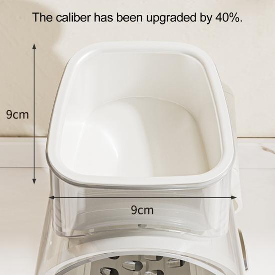 5-i-1 Roterande Osthyvel och Grönsaksskärare med Sugfot Rostfria Blad Handvev Köksnödvändighet Hackare för Effektiv Matlagning