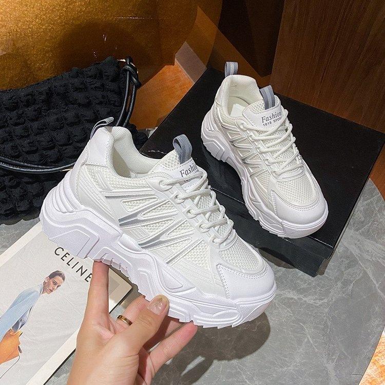 Internet celebrity dad shoes women 2025 mesh casual shoes spring fashion lightweight platform student trend sports shoes women