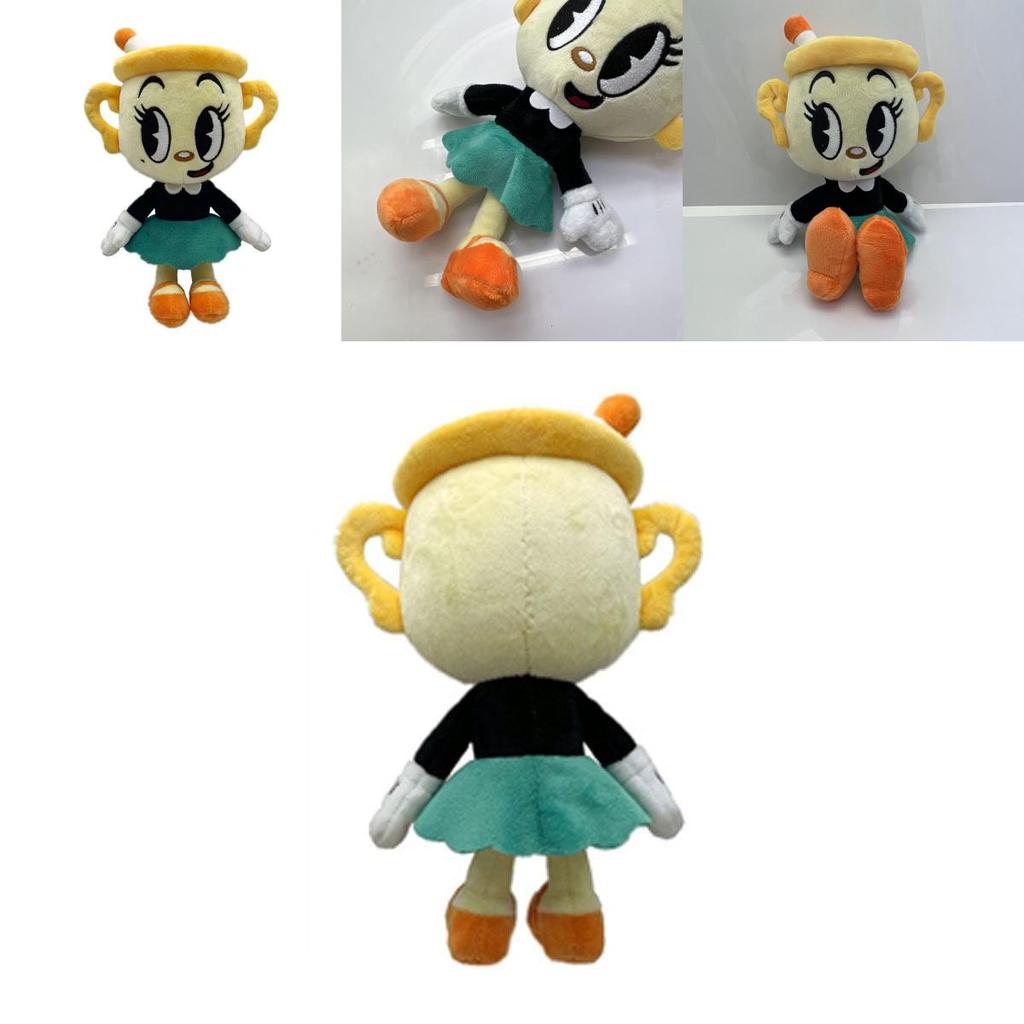 Klassisches Cuphead Tassenkopf Plüschtier Für Sammler 23cm