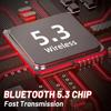 Bluetooth-Ohrhörer für Kopfhörer mit aktiver Geräuschunterdrückungsfunktion, Kabellose Ohrhörer mit Mikrofon für Zuhause, Büro, Mobiltelefon, PC usw.