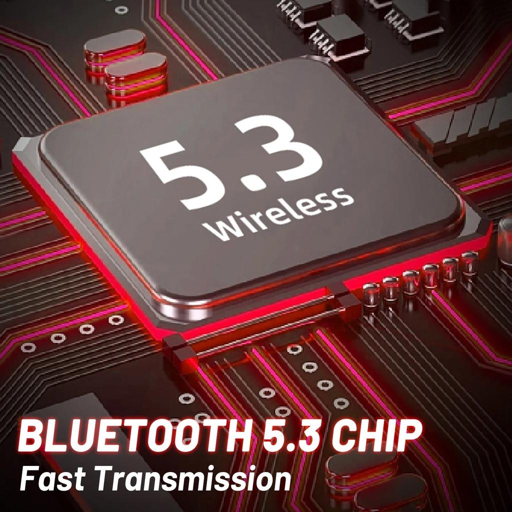 Bluetooth-Ohrhörer für Kopfhörer mit aktiver Geräuschunterdrückungsfunktion, Kabellose Ohrhörer mit Mikrofon für Zuhause, Büro, Mobiltelefon, PC usw.
