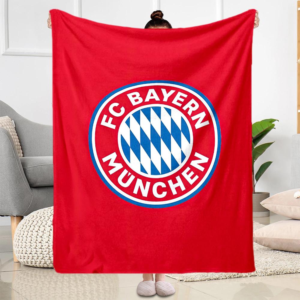 Bayern Munich Blanket Ultra-Soft Suitable for Chair Couch Picnics for All Seasons Digital Print Gift for Travel Home Birthdays
