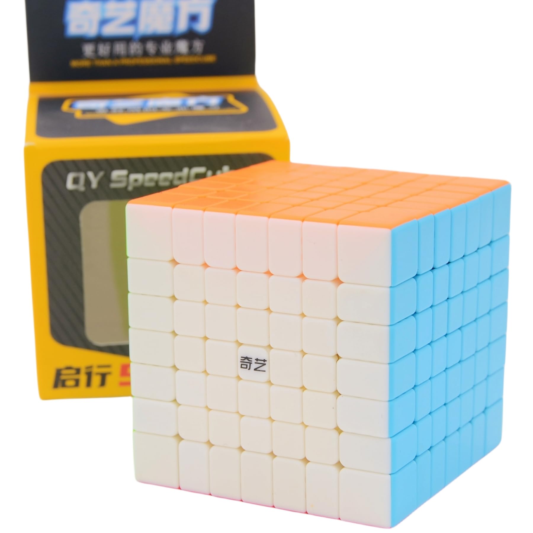 

Bucubke QY 7x7 Qixing Stickerless Puzzle Magic Cube QY 7x7x7 Magic Cube Toy Puzzle Cube