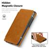 Luxury PU Leather Magnetic Flip Bracket Case For For Samsung Galaxy S22 S23 S24 S25 Ultra Plus For Magsafe Slot Wallet Protect Cover