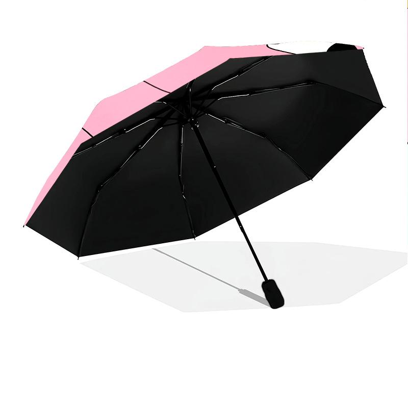 Pooh Pattern, Automatic Folding Umbrella, Portable and Foldable Design, 8 Ribs, a Christmas or Birthday Gift.