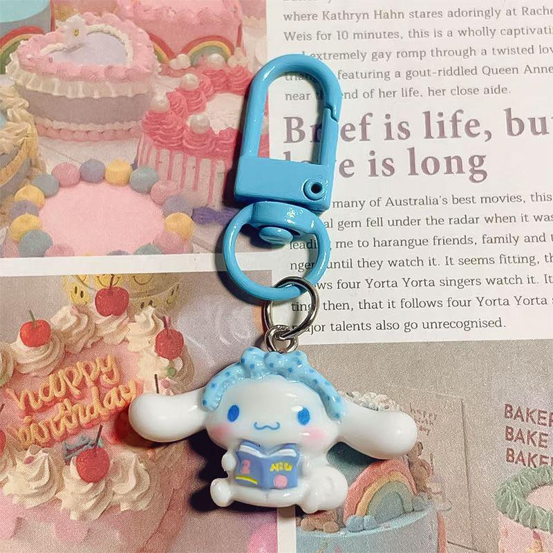 

Ключниця-брелок з смоли з мультфільмами Sanrio: Милий кулон для рюкзака та студентська прикраса