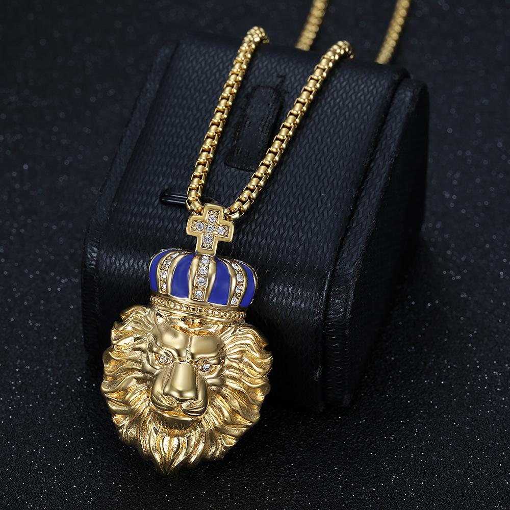 2026 Jewelry Fashion Trend Inlaid Zircon Men's Exquisite Gift Jewelry Necklace