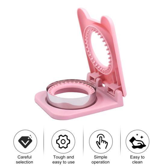 Smørbrødkutter og -forsegler Hurtig smørebrødforberedelsesverktøy Enkelt å bruke smørbrødutstyr for barn, lunsj