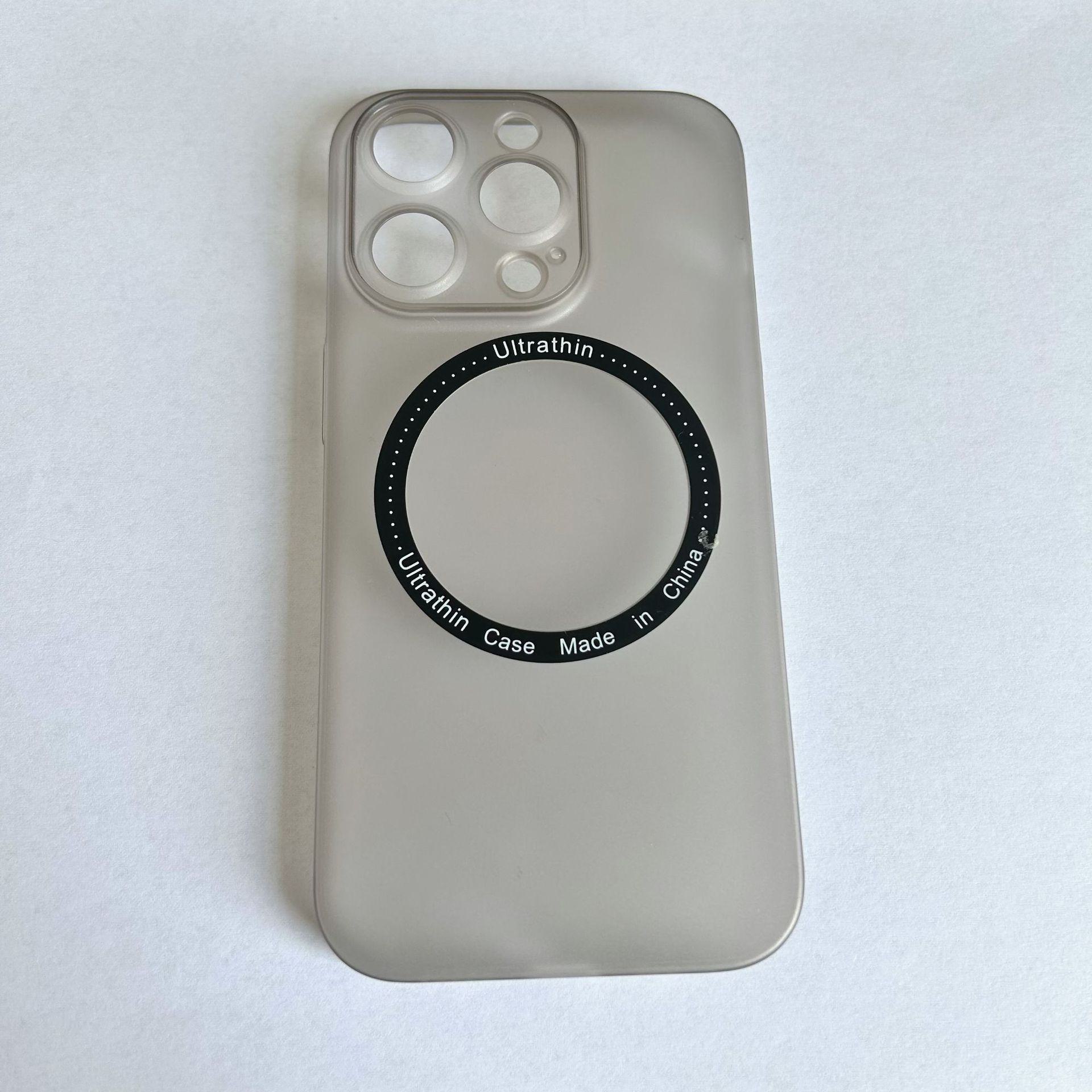 

Чехол для телефона Apple 14ProMax Frosted PC Magnetic Case Чехол для Apple 13 Pro Ultra-Thin Anti-Fall Case Apple 16 Plus