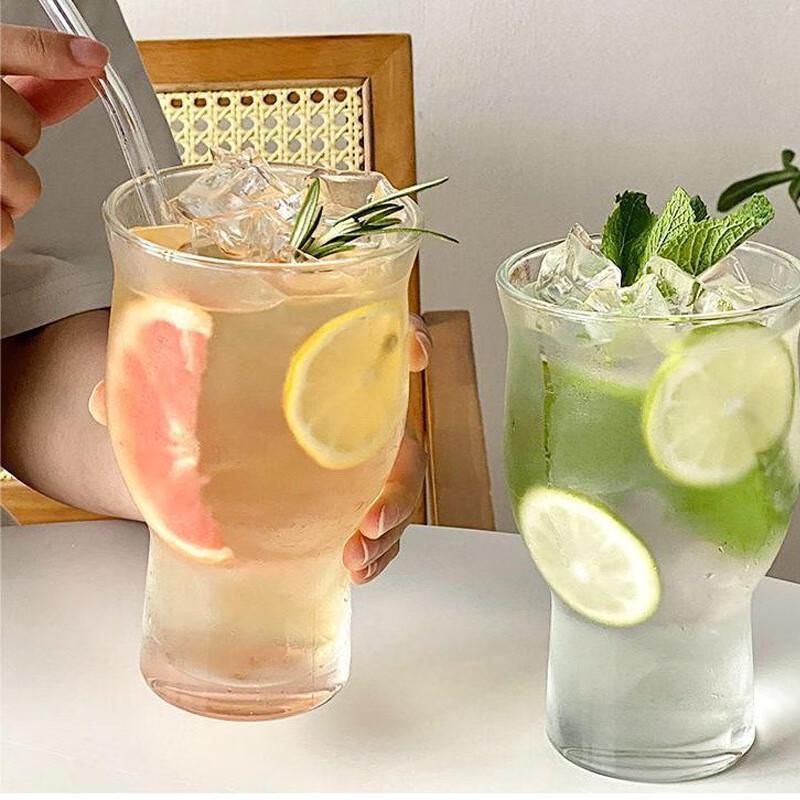 Wide-Mouth Borosilicate Glass Cup