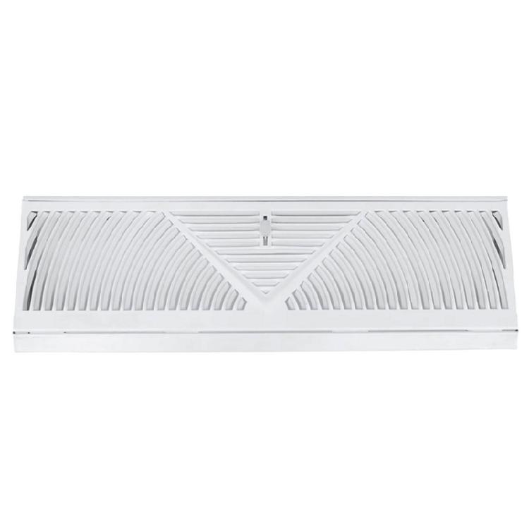 Round Steel Ventilation Grille 18 Inch Air Control Levers Detachable Panel Noise Reductions for Efficient Home Airflows
