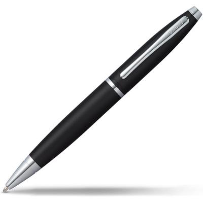 Cross Calais Refillable Ballpoint Pen Presented In a Luxury Gift Box - Medium Point, Black Ink, Matte Black