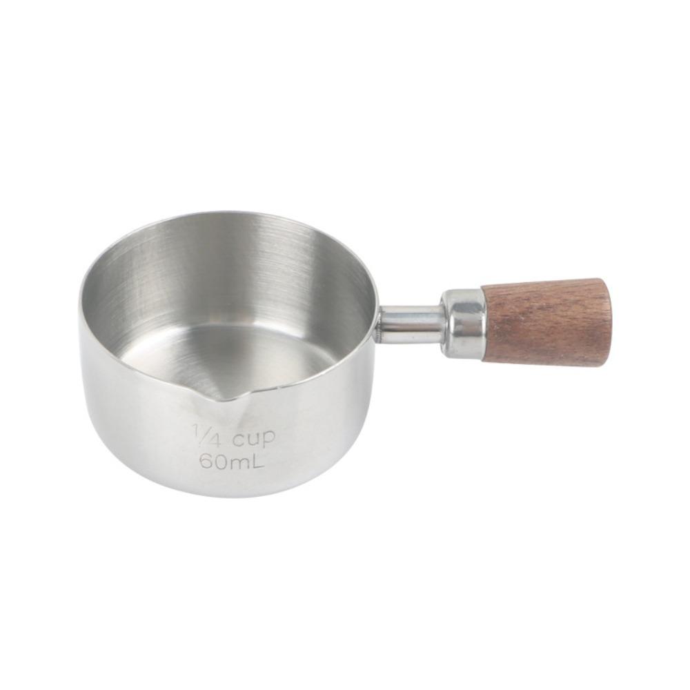 Handle Sauce Cup with Handle Rustless Steel Hold Cup Seasoning Mug Steak Sauce Serving 60ml серебряный