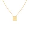 CELINE Alphabet X Necklace In Brass With Gold Finish Unisex 46N0X6BRA-35OR