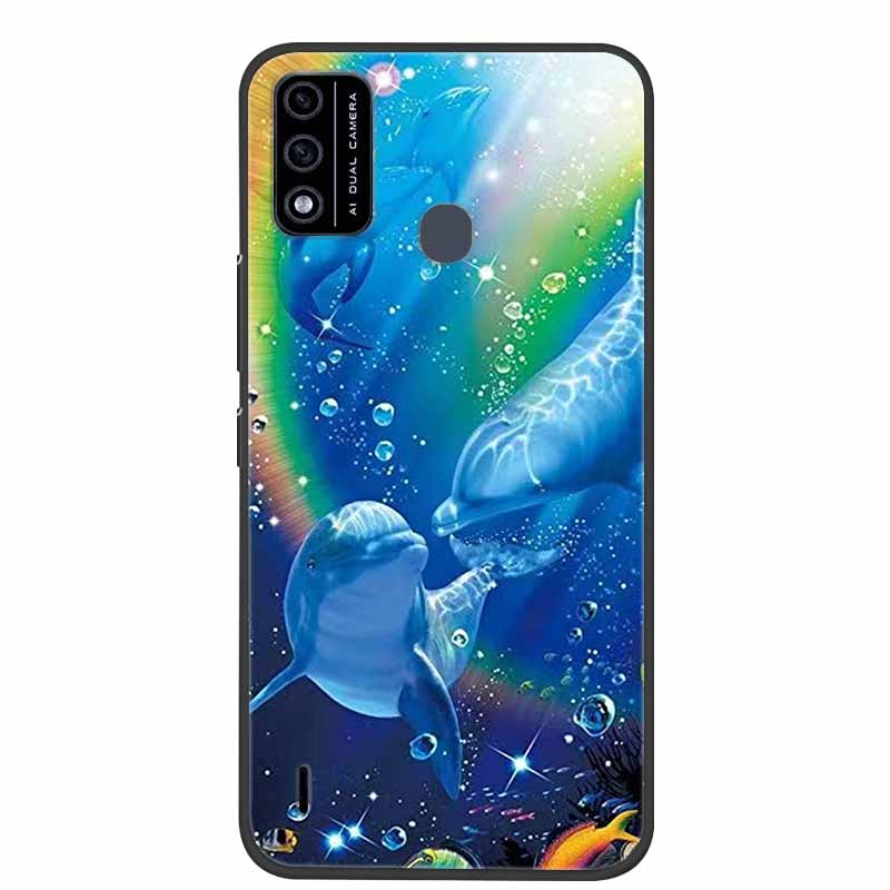 For Itel A48 Case Soft Silicone Cool Cartoon Case For ItelA48 Back Cover for ITEL A 48 Cases Fashion TPU Phone Fundas New Capa
