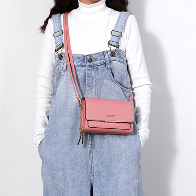 IELGY Clutch-Schultertasche mit großem Fassungsvermögen und Multifunktion im koreanischen Stil