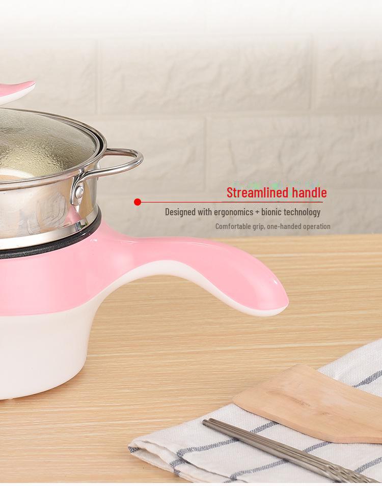 Multifunktionaler elektrischer Antihaft-Kochtopf: Omelett, Braten, Mini-Hot Pot.