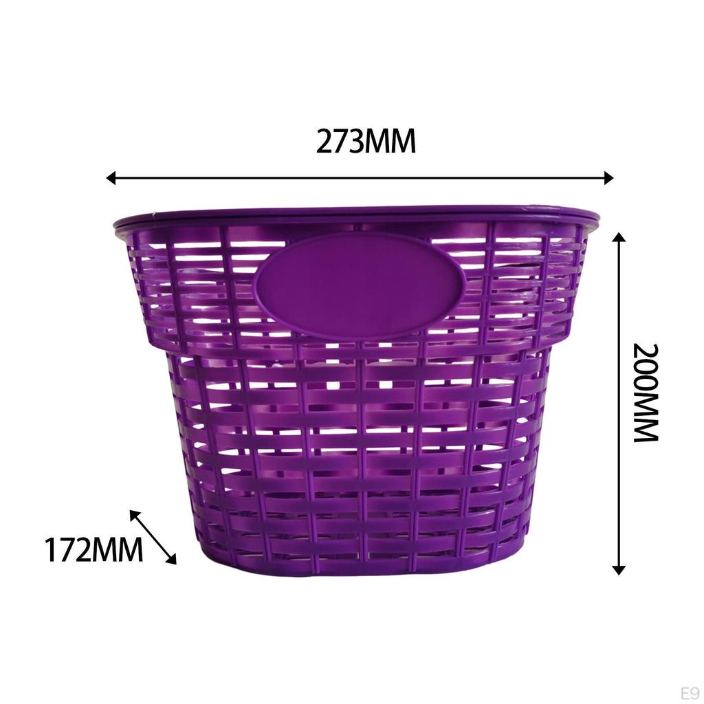 Children's Bicycle Basket Carrier Bags Bike Bag Tricycle for Carrying