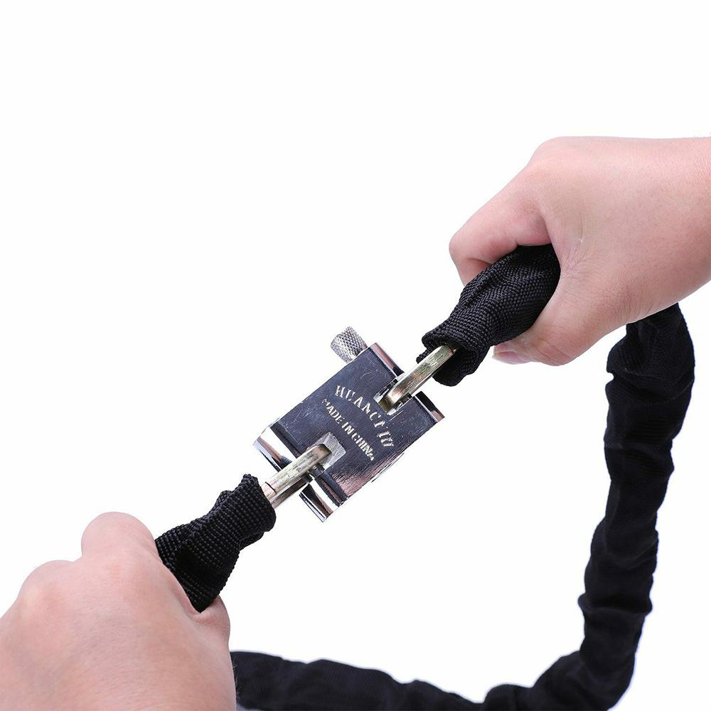 Motorbike Cycling Heavy Duty Security Anti-theft Padlock Bicycle Lock Chain Lock Bike Accessories