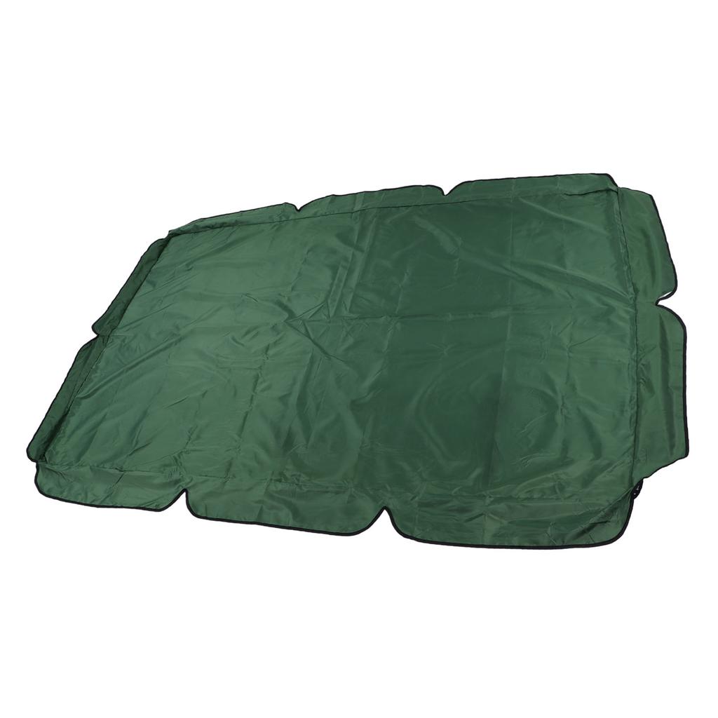 Outdoor Swing Canopy Waterproof Porch Top Cover Replacement UV Proof for Patio Yard Chair Dark Green
