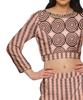 Moomaya Women Crop Top and Palazzo Pant Set Two Piece Printed Ethnic Wear