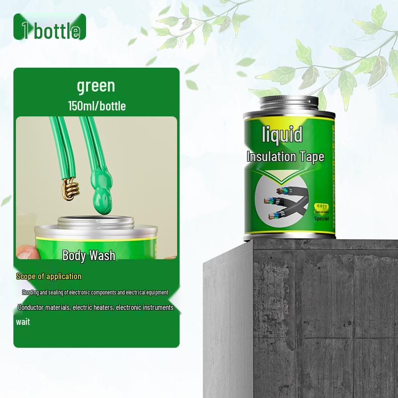 Electrician's Waterproof Liquid Insulating Cloth Tape - Black, Flame Retardant, Ideal for Wire Joints & Cables