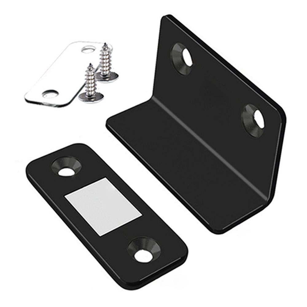 

Hidden L-Shaped Magnetic Stainless Steel Door Catch for Sliding Doors Drawers Cabinets Closets Closure B